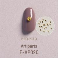 エメナ アートパーツ ローリングボール ゴールド 3mm 60個 E-AP020