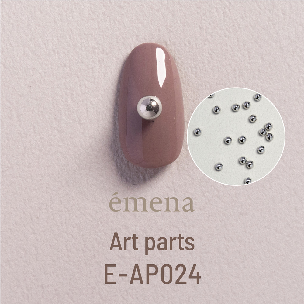 エメナ アートパーツ ローリングボール シルバー 4mm 40個 E-AP024