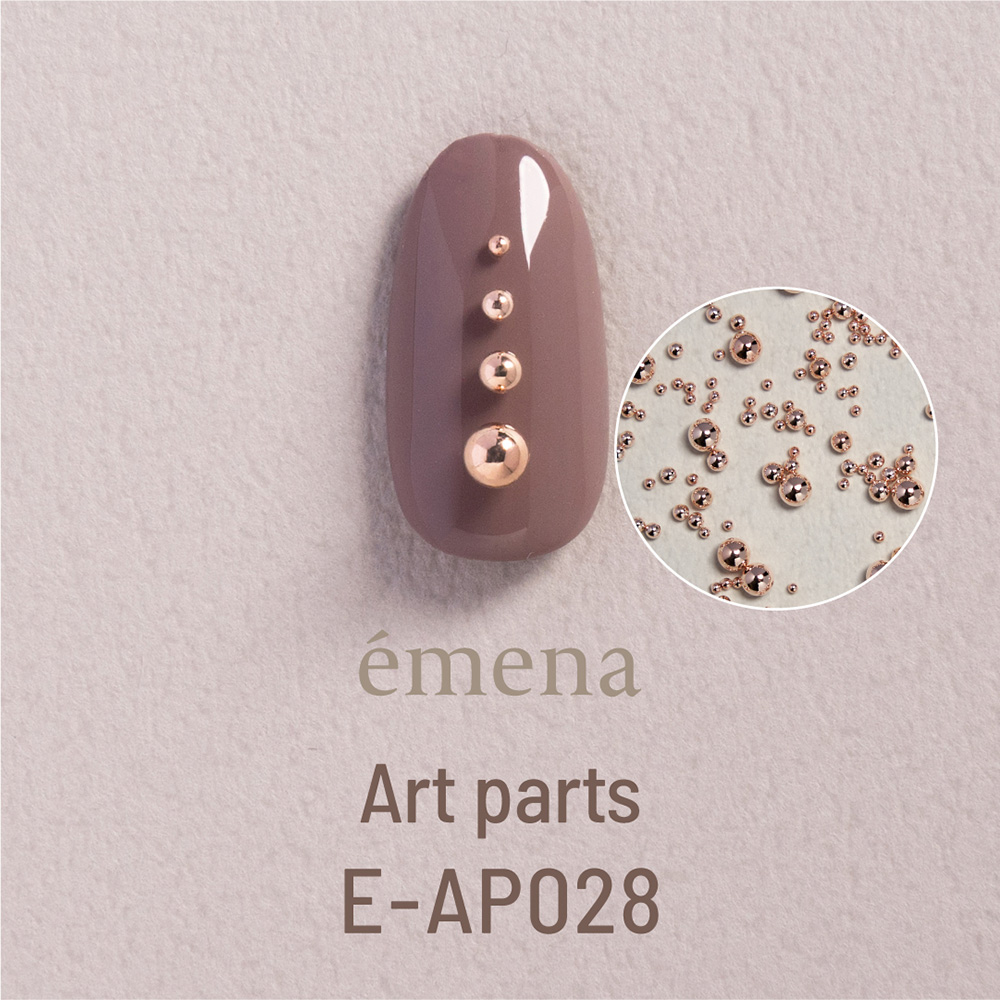 エメナ アートパーツ ブリオンサイズMIX ピンクゴールド E-AP028