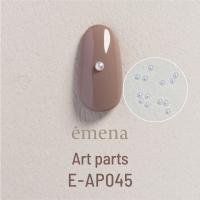 エメナ アートパーツ 半球パール ホワイト 2mm 100個 E-AP045