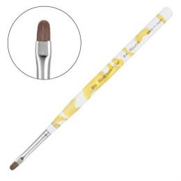 Bio ジェルブラシ #4 ラウンド イエローマーブル