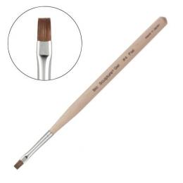 Bio ジェルブラシ #4 フラット 木製