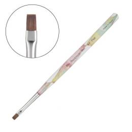 Bio ジェルブラシ #4 フラット ピンクフラワー