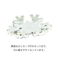 KiraNail 雪の結晶 ピュア シルバー 5個入 PA-YUKI-PS