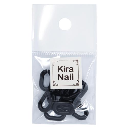 KiraNail オーバルリング No.1 ブラック OR-BLA-01